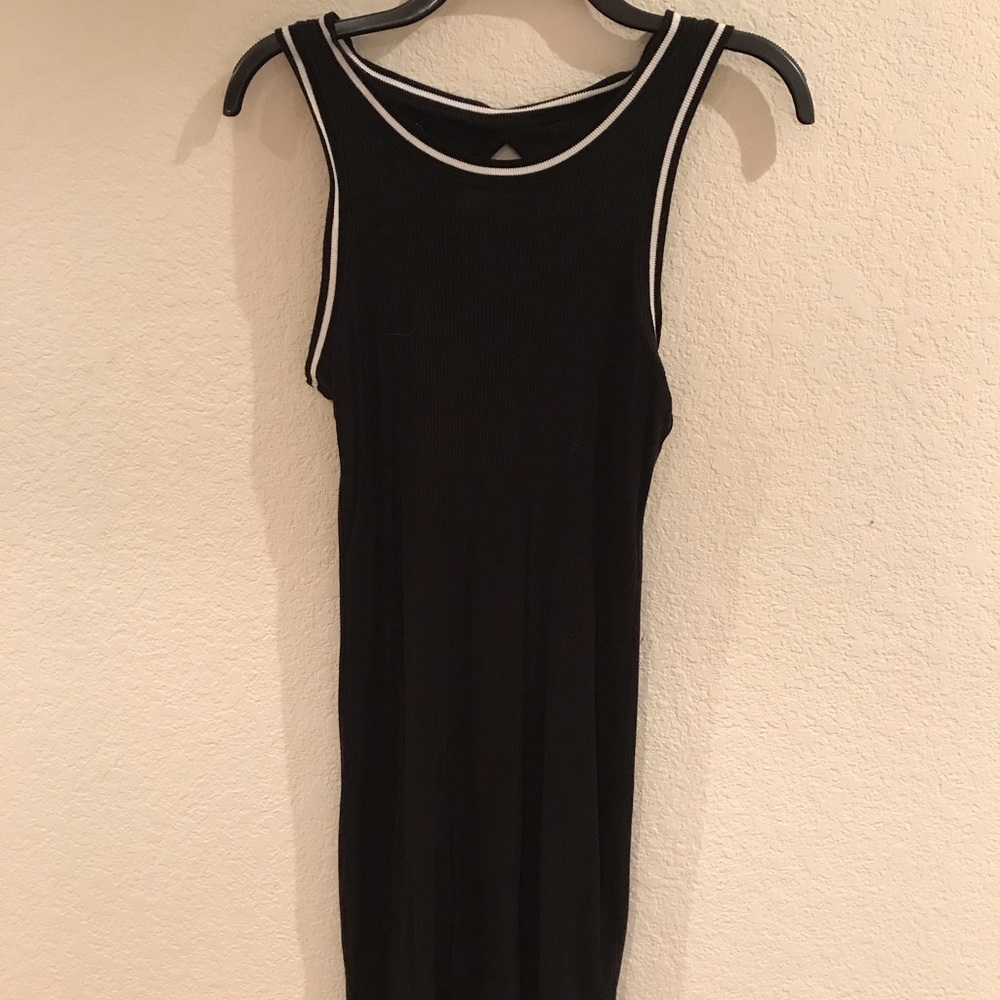 Black tank dress